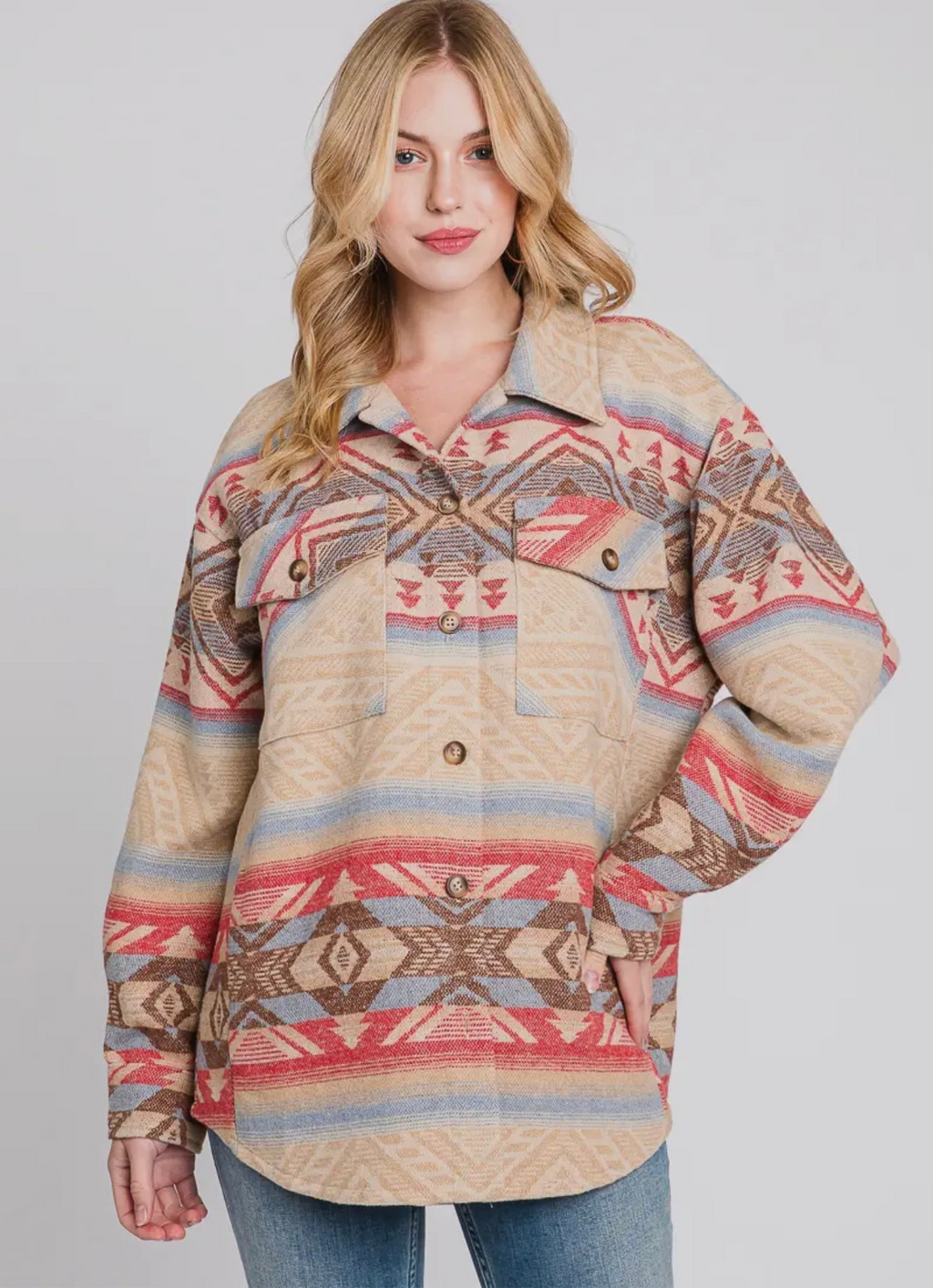 Fiannah Aztec Shacket