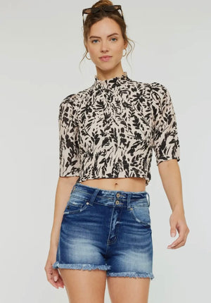KanCan High Waist Denim Shorts