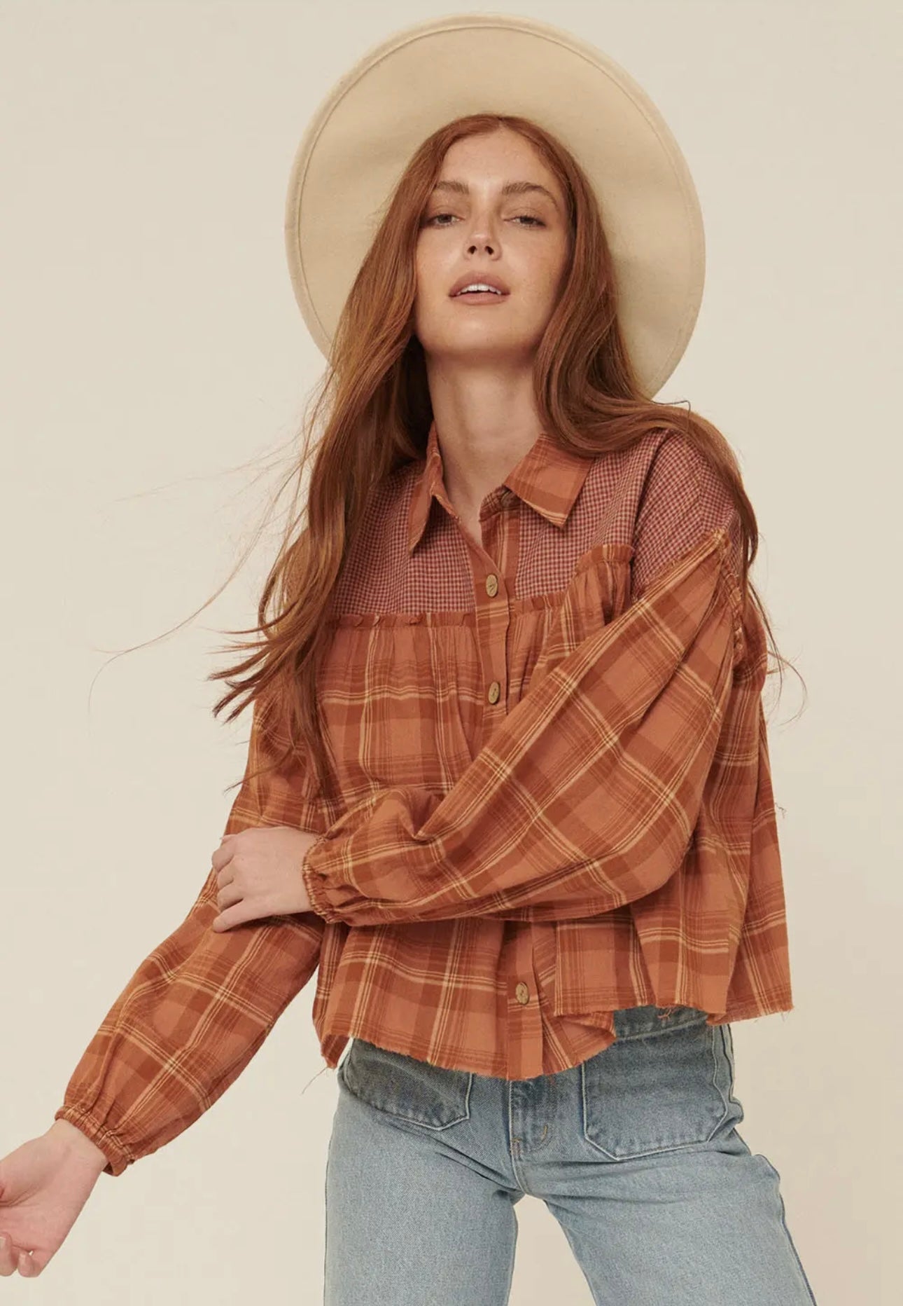 Orchard Hill Plaid Button Up