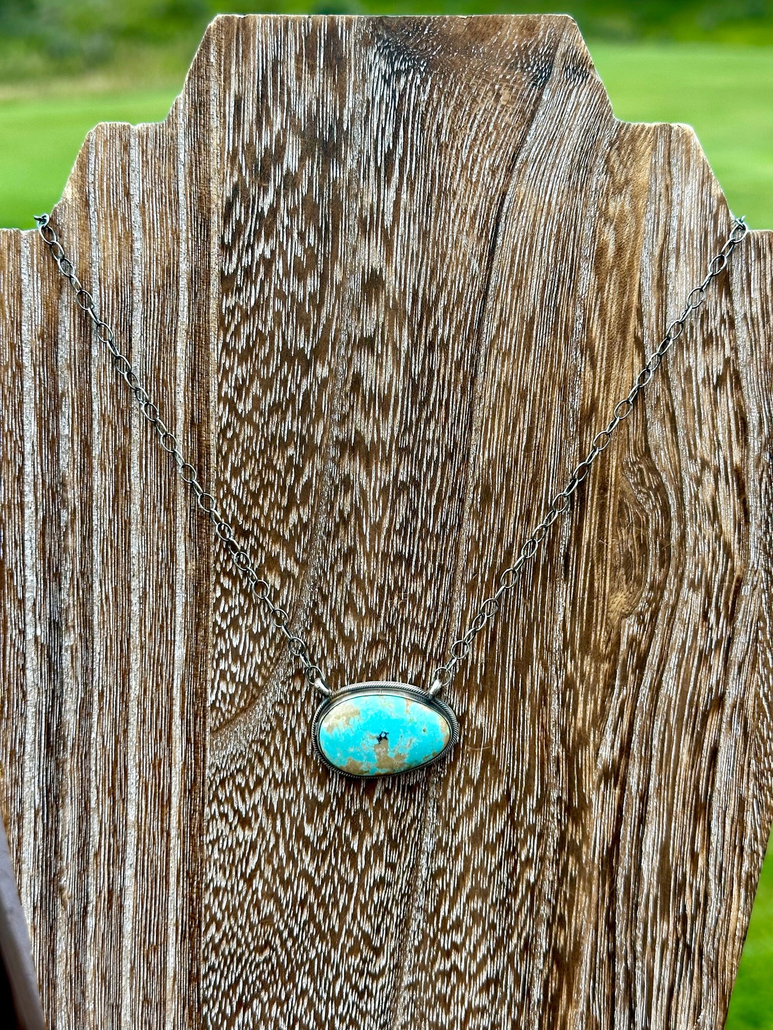 #8 Turquoise & Sterling Silver Necklace