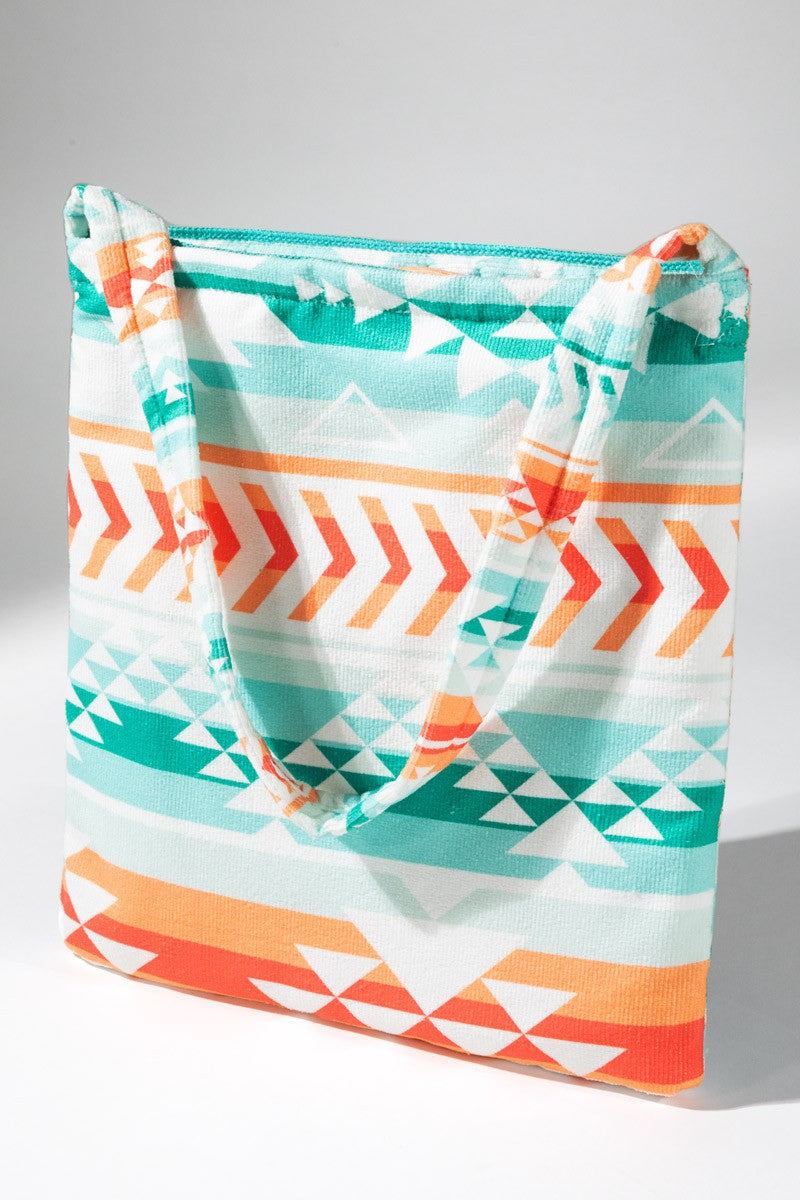 Aztec Multicolor 2 in 1 Bag & Towel