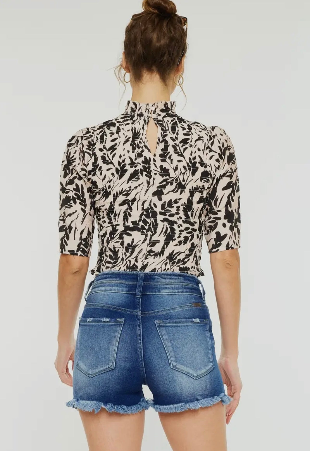 KanCan High Waist Denim Shorts