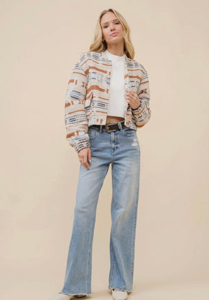 The Ernie Aztec Bomber Jacket