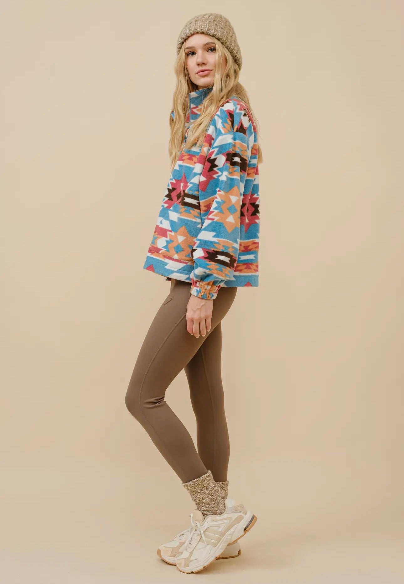 Aztec Fleece Zip Up