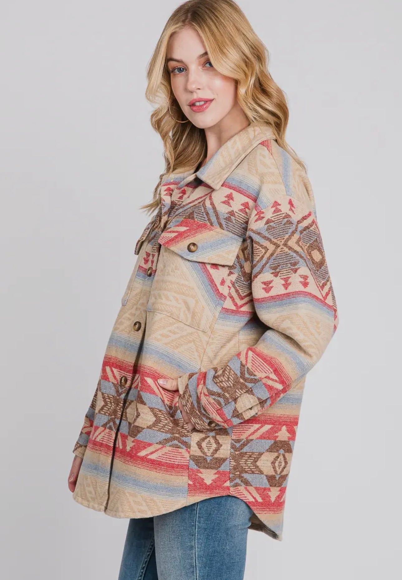 Fiannah Aztec Shacket