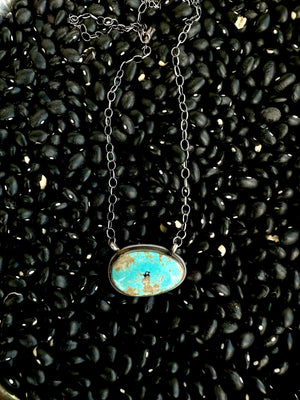 #8 Turquoise & Sterling Silver Necklace