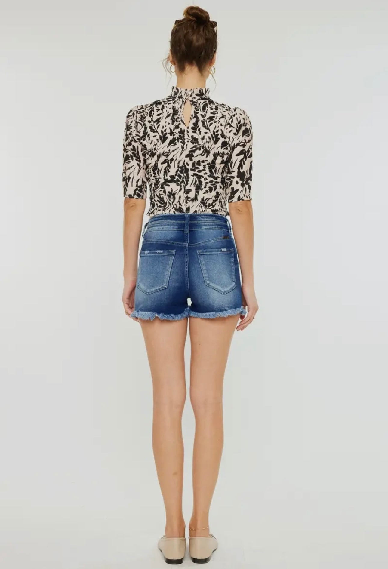KanCan High Waist Denim Shorts