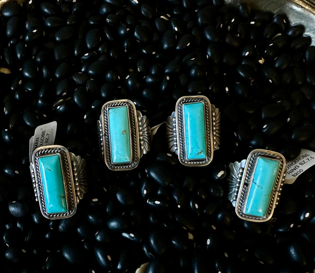 Kingman Turquoise and Sterling Silver Ring