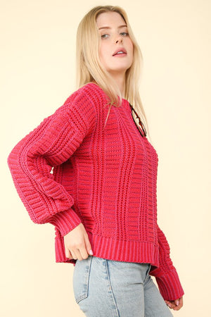 Cozy Up Sweater (Red)