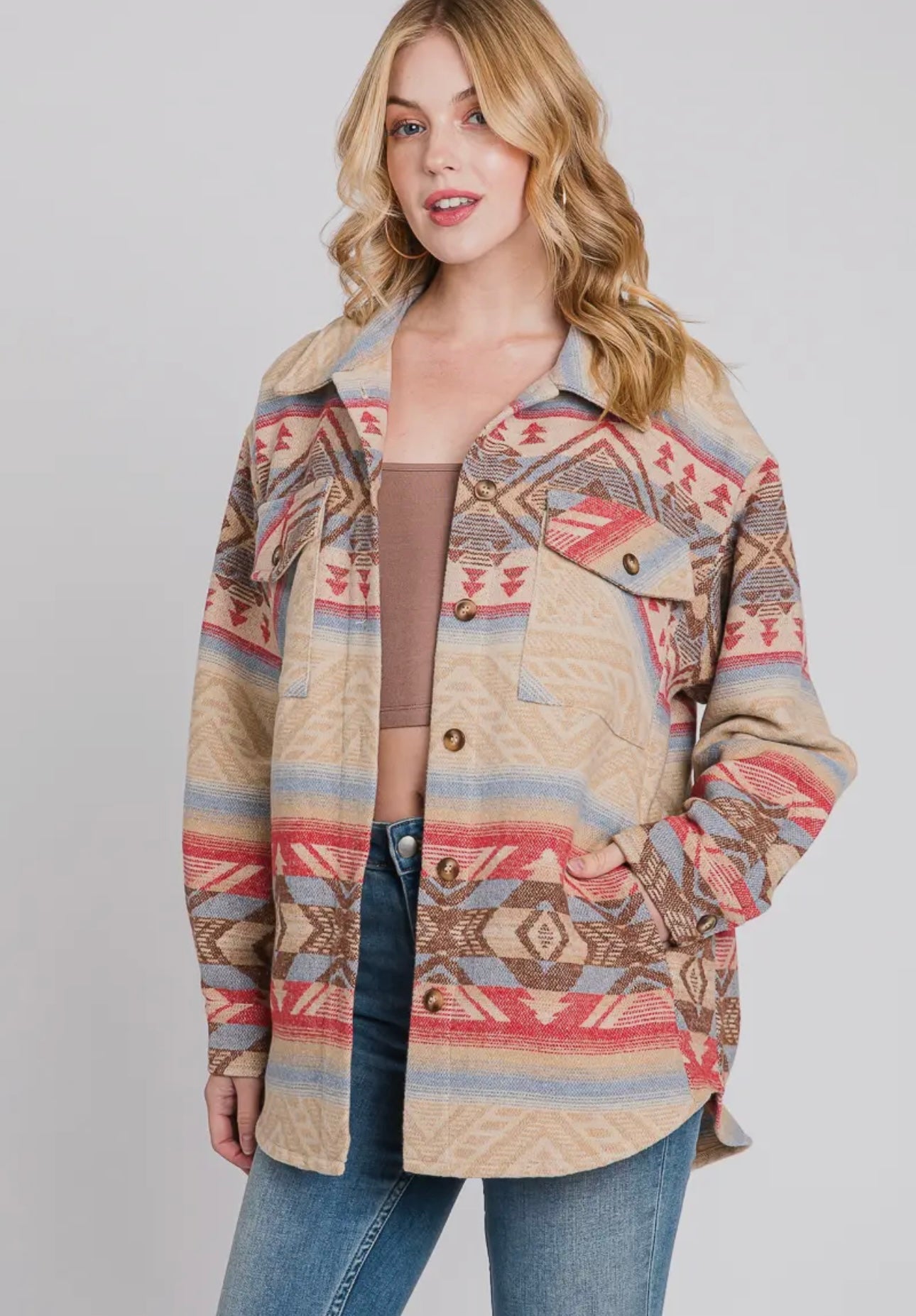 Fiannah Aztec Shacket