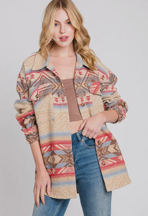 Fiannah Aztec Shacket