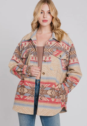 Fiannah Aztec Shacket