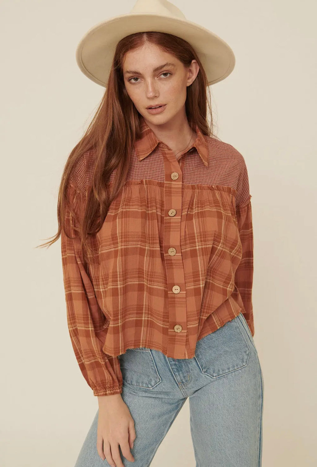 Orchard Hill Plaid Button Up