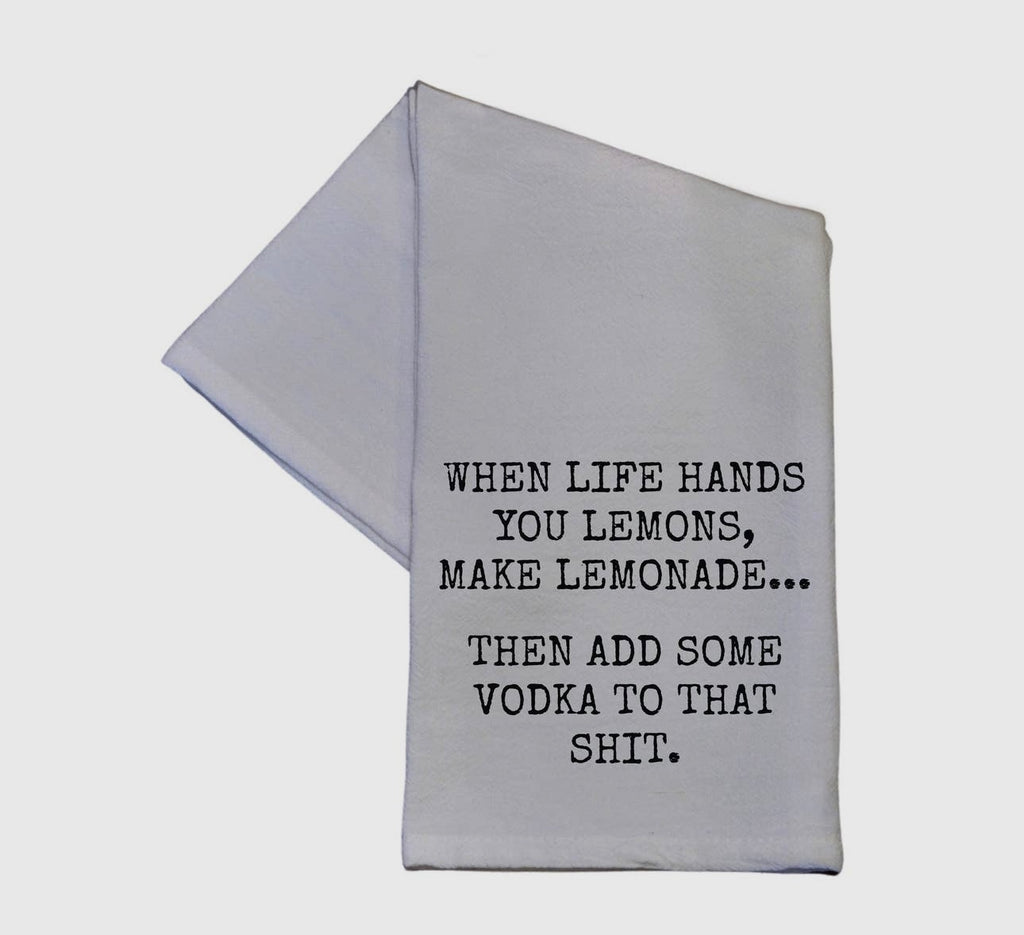 When Life Hands You Lemons 16x24 Tea Towel
