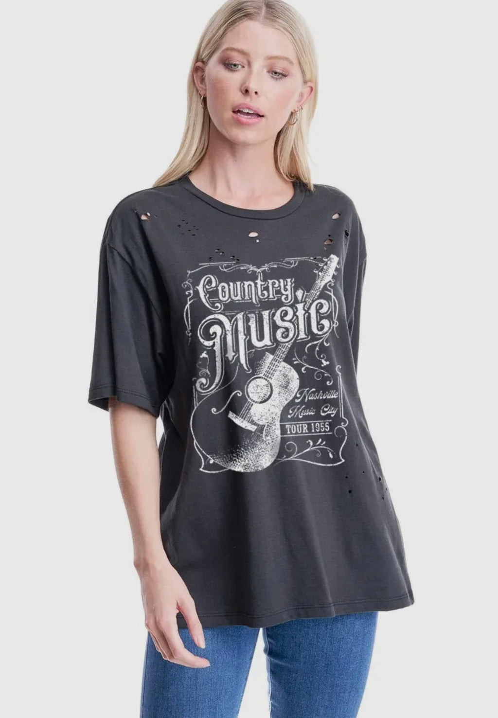 Distressed Country Music Tour Graphic Tee