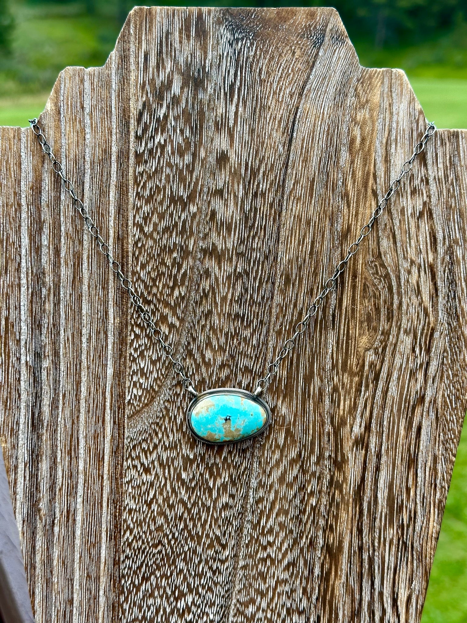 #8 Turquoise & Sterling Silver Necklace
