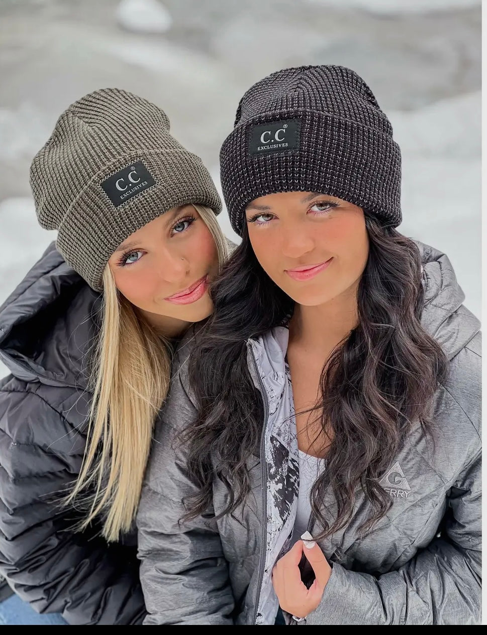 Reflective Solid Unisex C.C Beanie