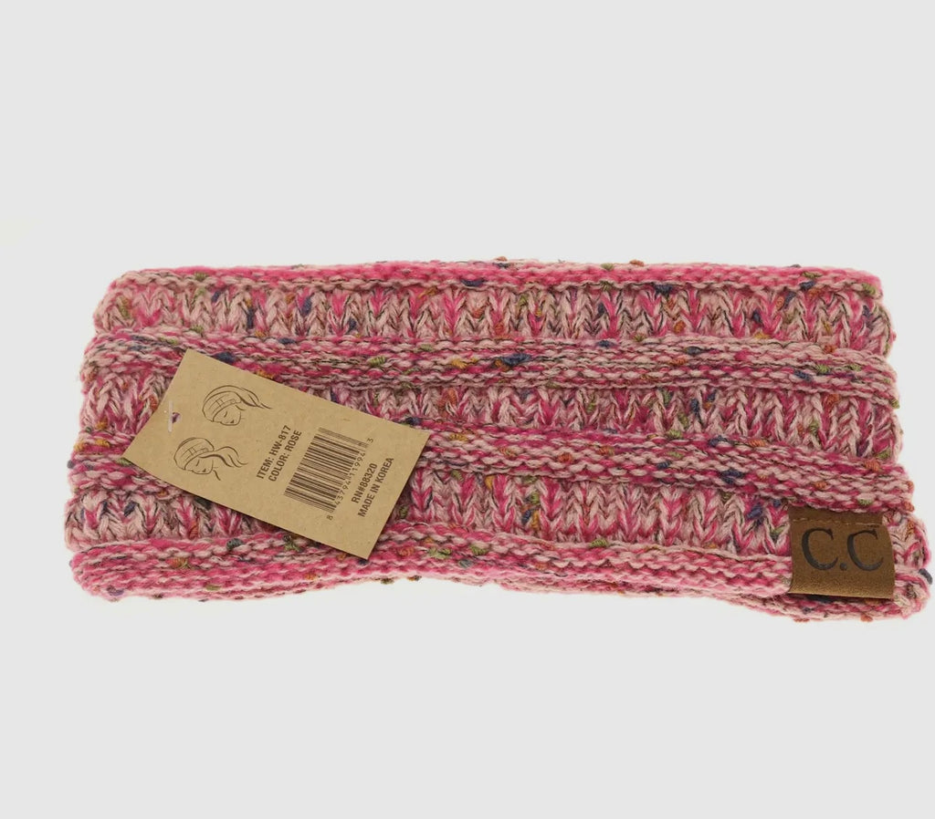 Ombré Ribbed Flecked Headband