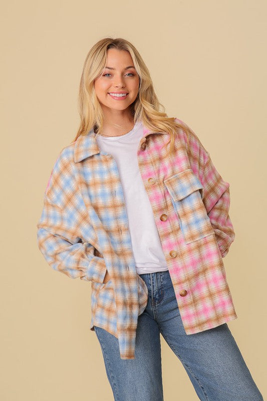 Feeling Pink Plaid Flannel