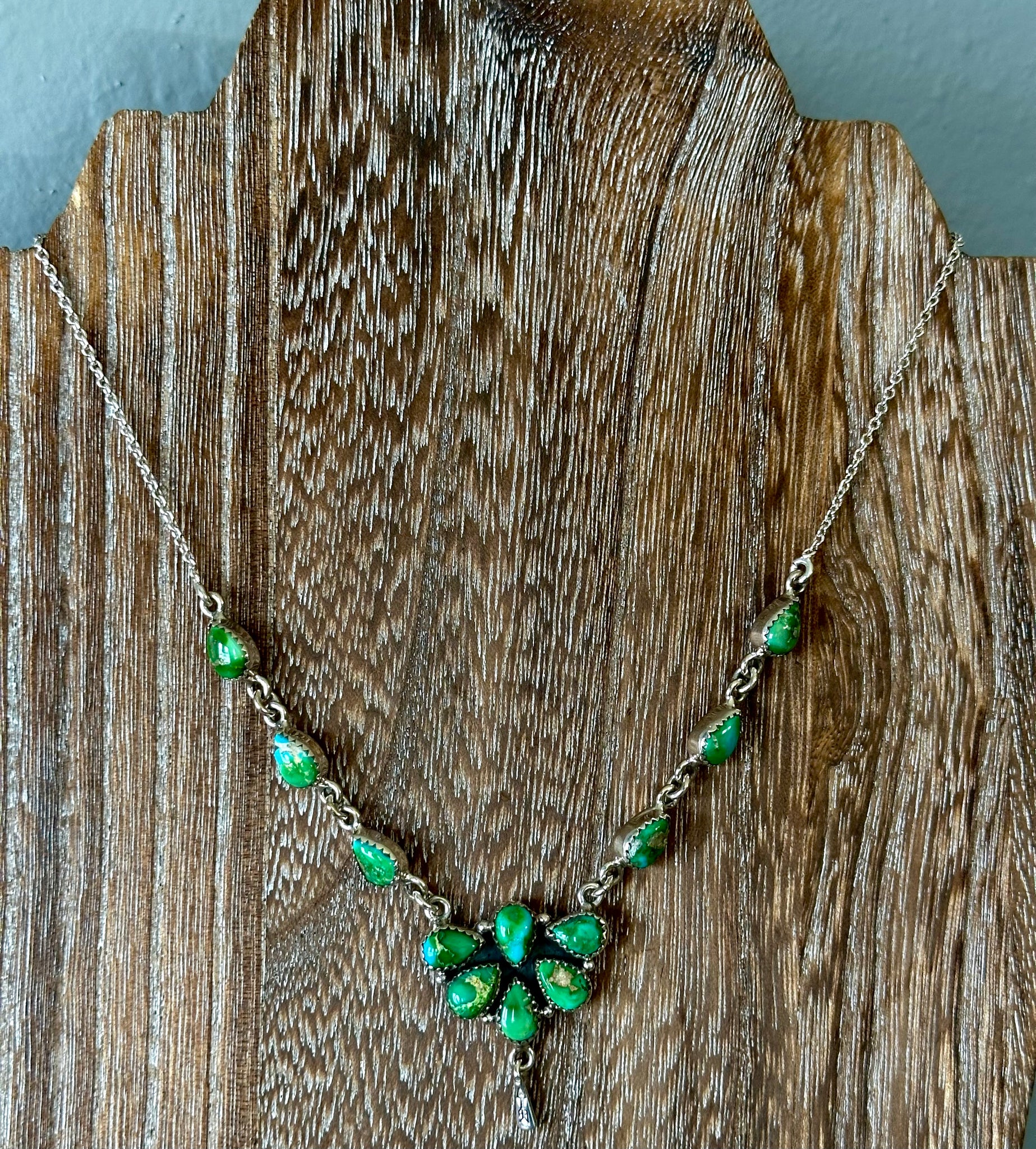 Sterling Silver & Sonoran Turquoise Necklace