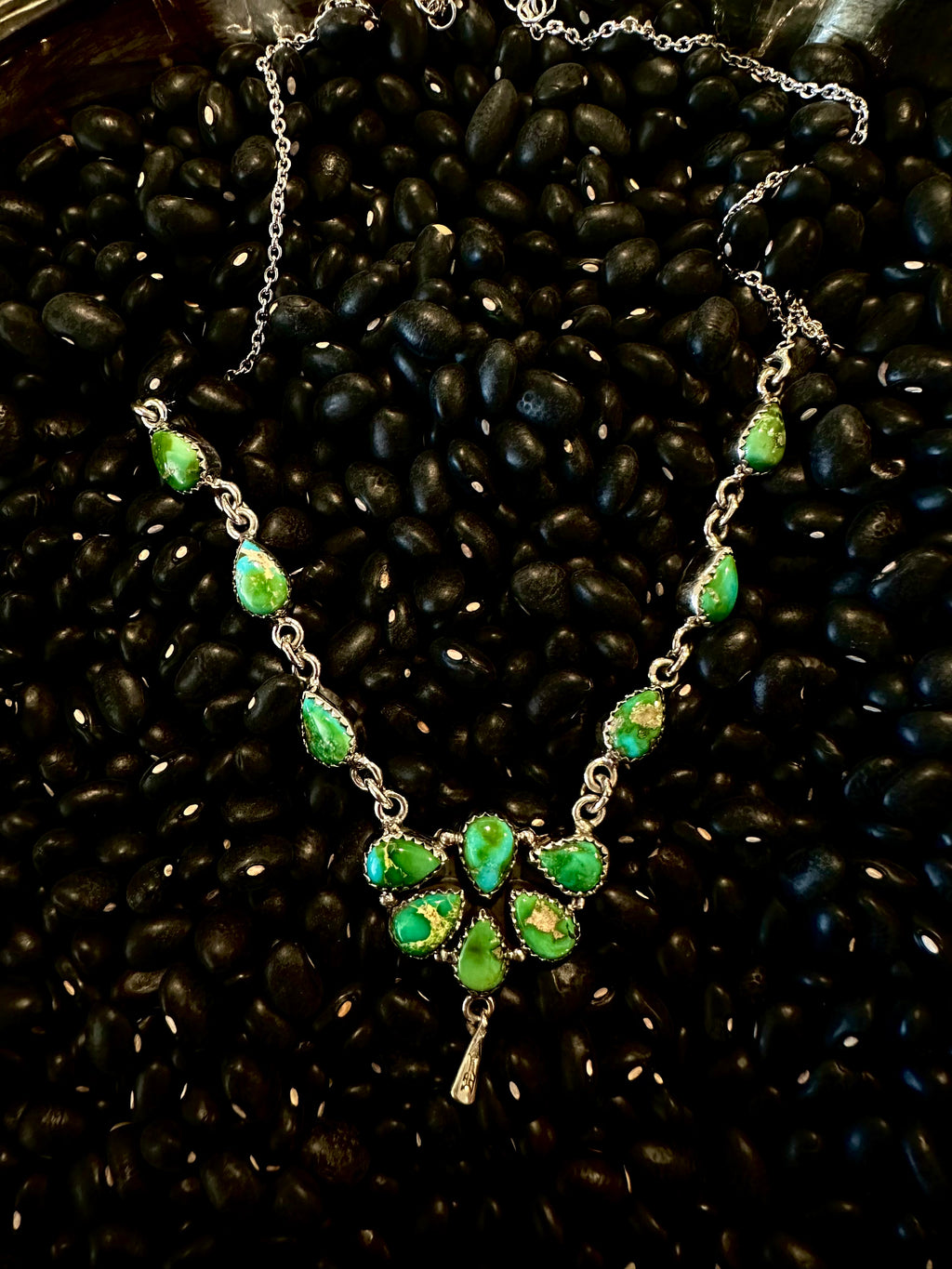 Sterling Silver & Sonoran Turquoise Necklace