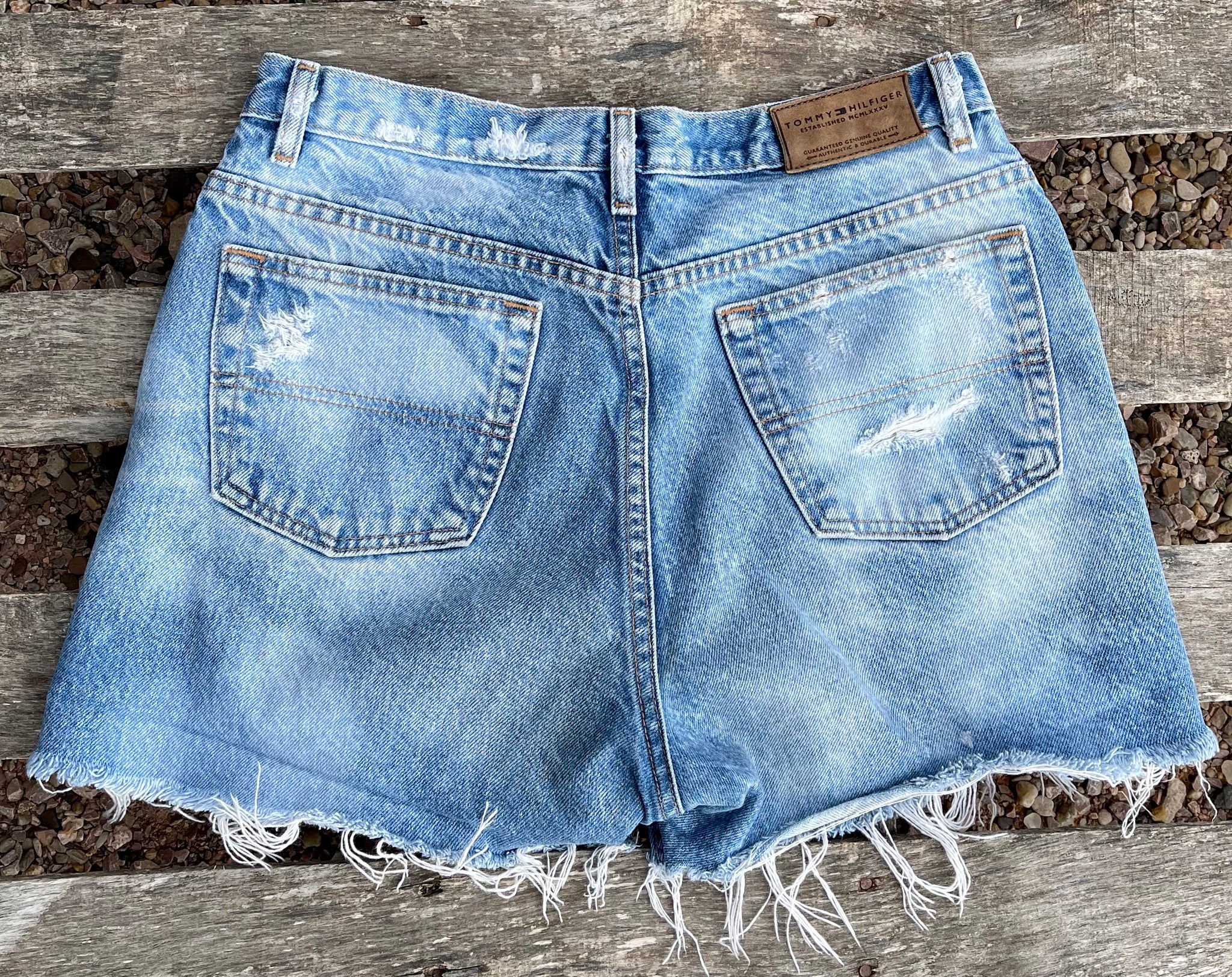 Distressed Tommy Hilfiger Shorts