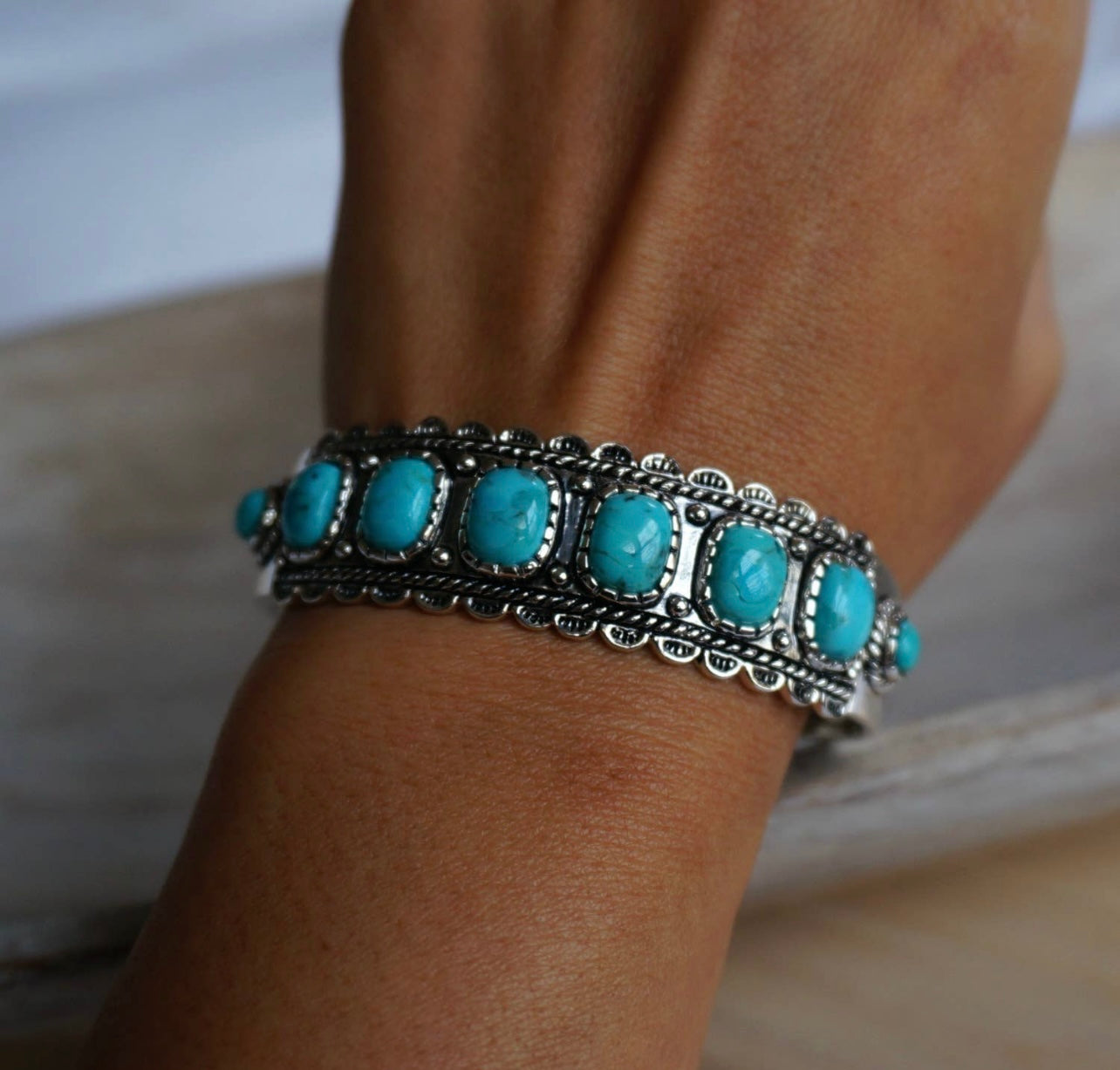 Rayna Turquoise Cuff