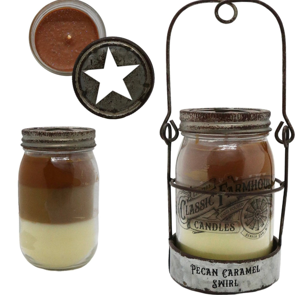 Pecan Caramel Swirl 14 oz Star Jar Candle