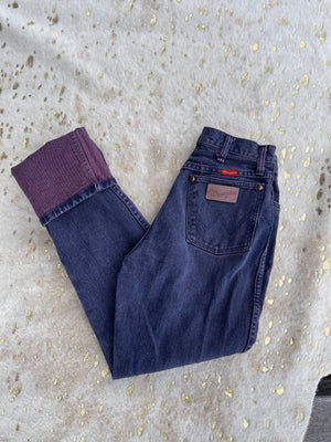 28” Purple Wrangler Jeans