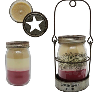 Spiced Apple Cider Star Jar Candle