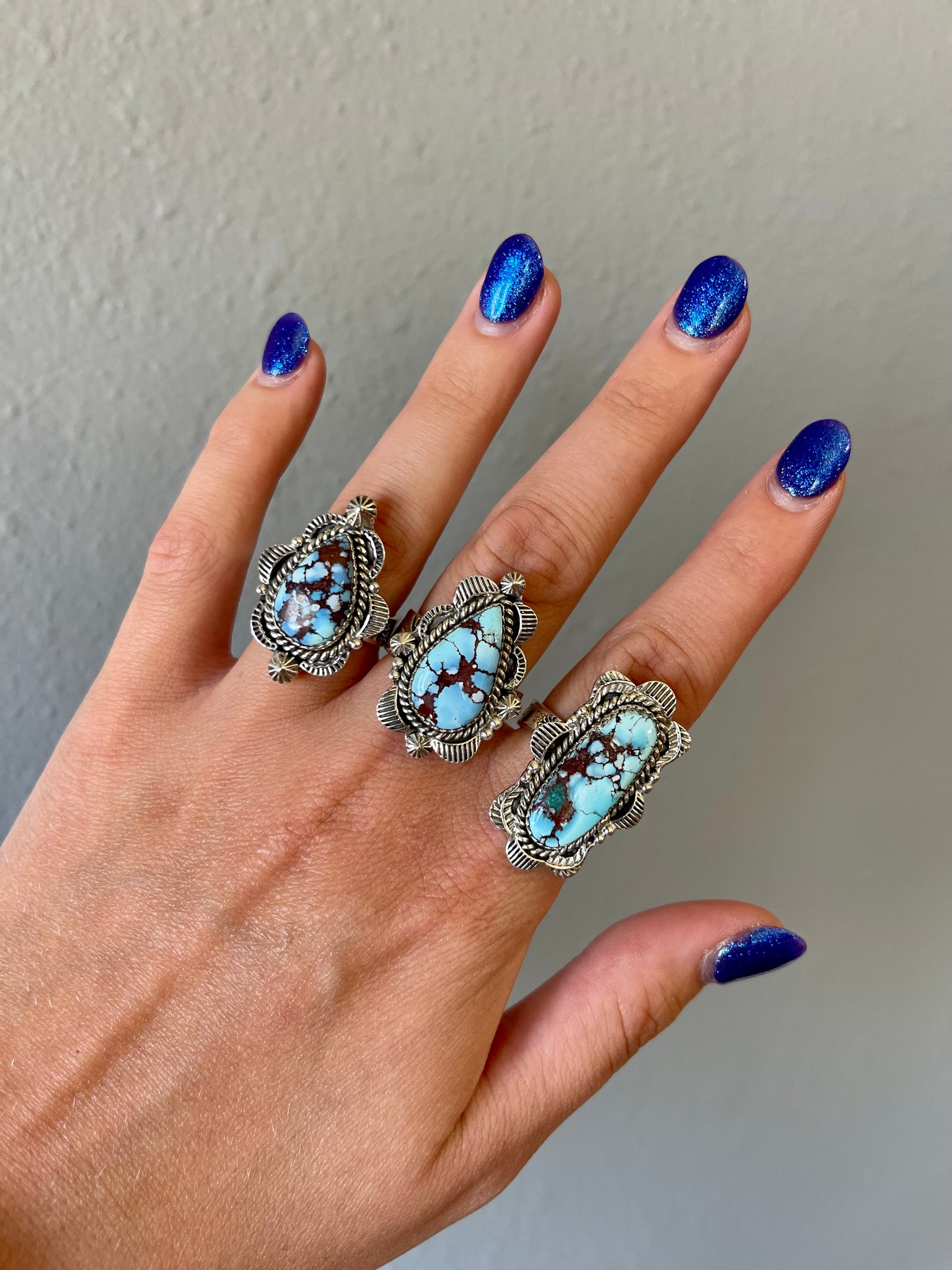 Golden Hills Turquoise & Sterling Silver Adjustable Ring