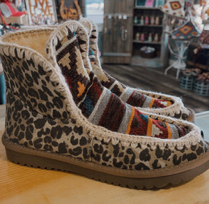 Very G Marvi Aztec & Leopard Boots