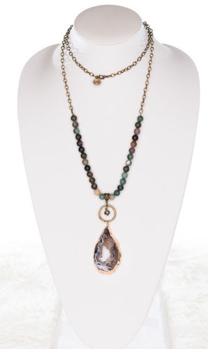 Carly Necklace India Agate