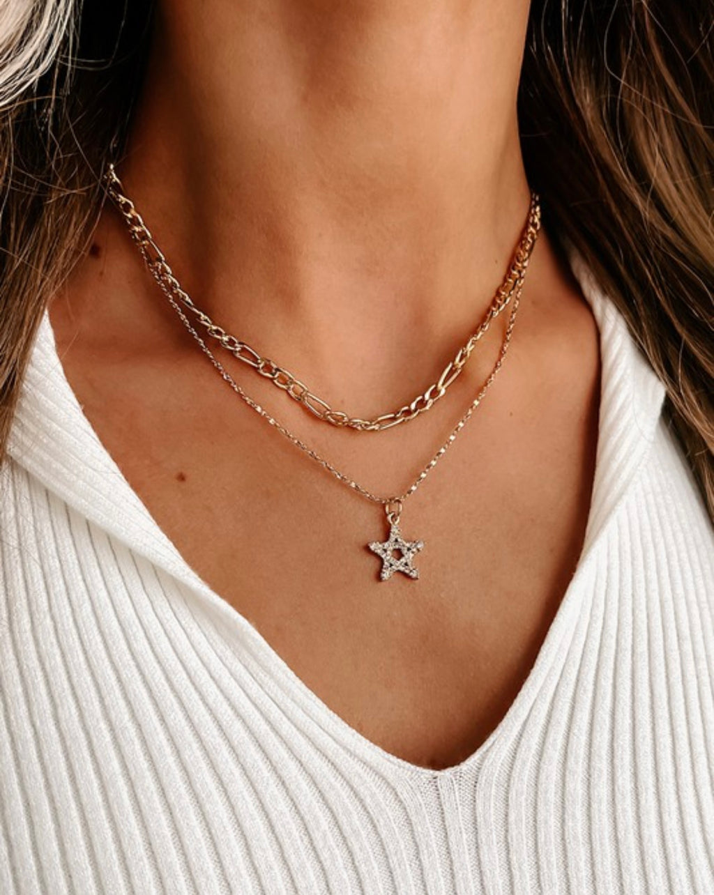 Boho Love Star Layered Necklace