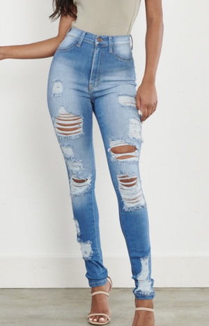 High-rise Skinny Jeans