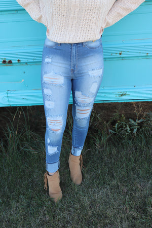 High-rise Skinny Jeans