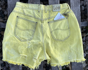 Banana Yellow Lee Shorts 32"